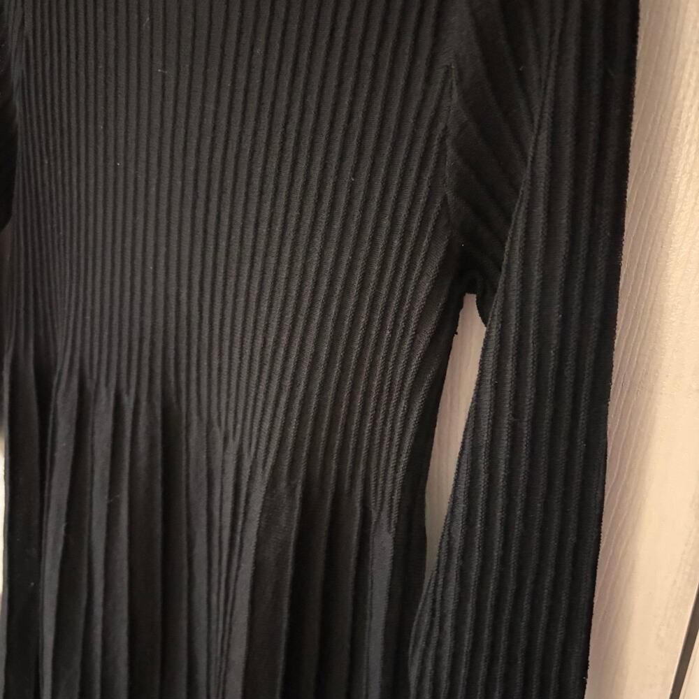 Eileen Fisher 100% Wool Dress Black Size Small - Picture 4 of 7
